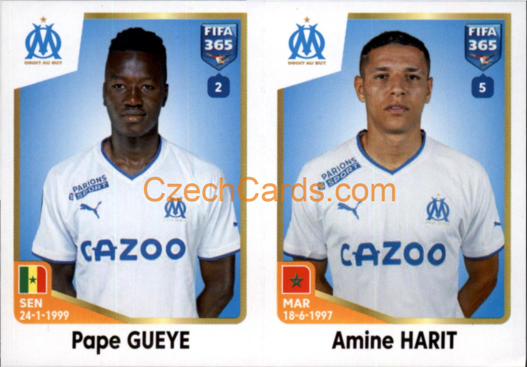 Pape Gueye / Amine Harit 2023 Panini Fifa 365 sticker #207