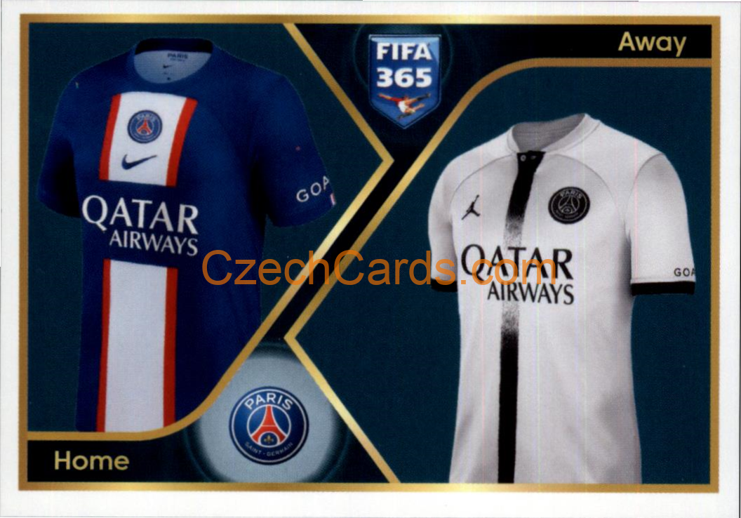Jersey Paris Saint-Germain 2023 Panini Fifa 365 sticker #213