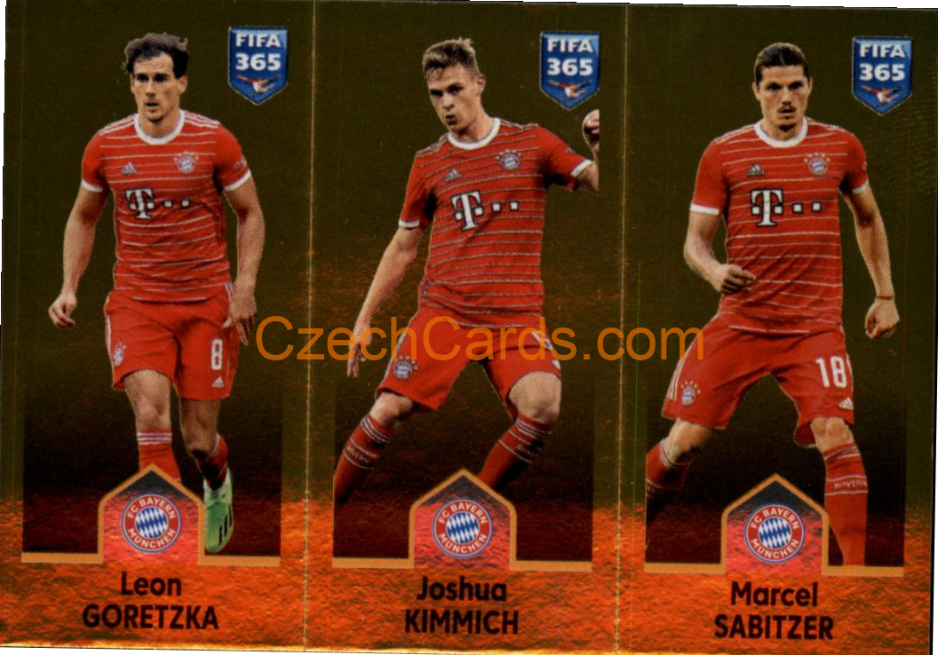 Goretzka / Joshua Kimmich / Marcel Sabitzer 2023 Panini Fifa 365 sticker #235