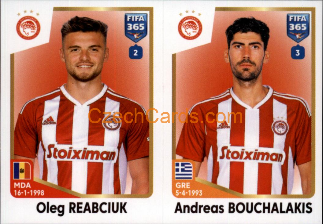 Oleg Reabciuk / Andreas Bouchalakis 2023 Panini Fifa 365 sticker #266