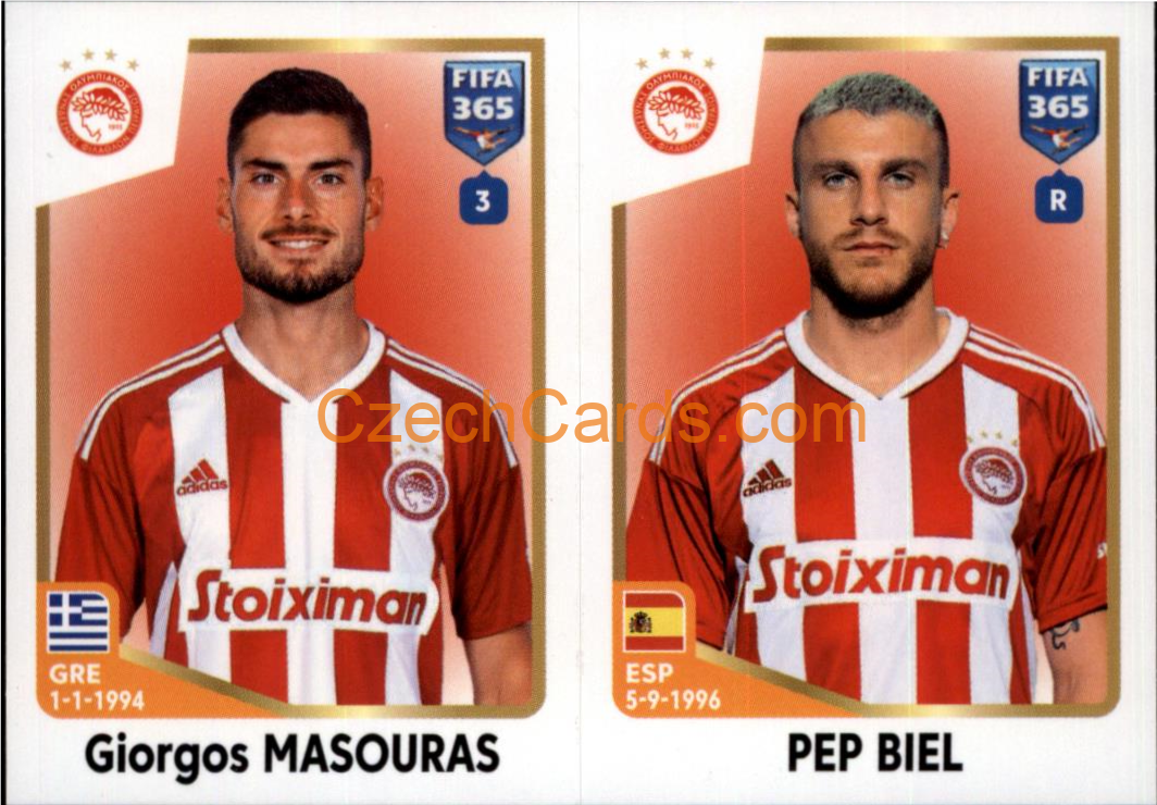 Giorgos Masouras / Pep Biel 2023 Panini Fifa 365 sticker #271