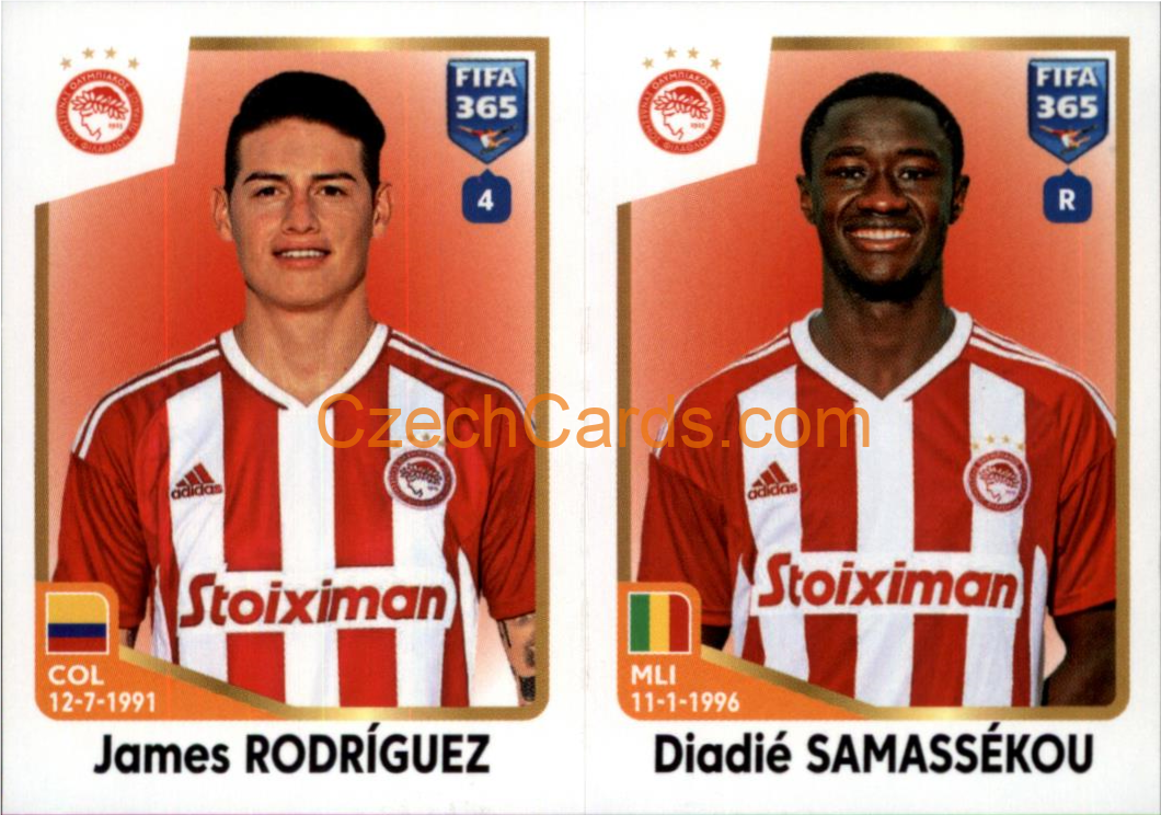 James Rodríguez / Diadié Samassékou 2023 Panini Fifa 365 sticker #272