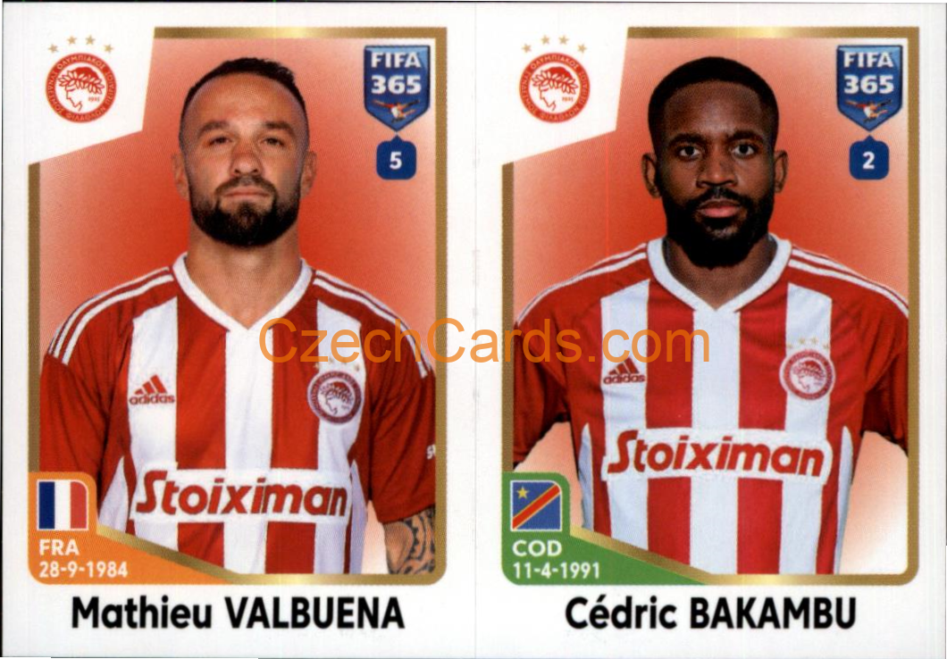 Mathieu Valbuena / Cédric Bakambu 2023 Panini Fifa 365 sticker #274