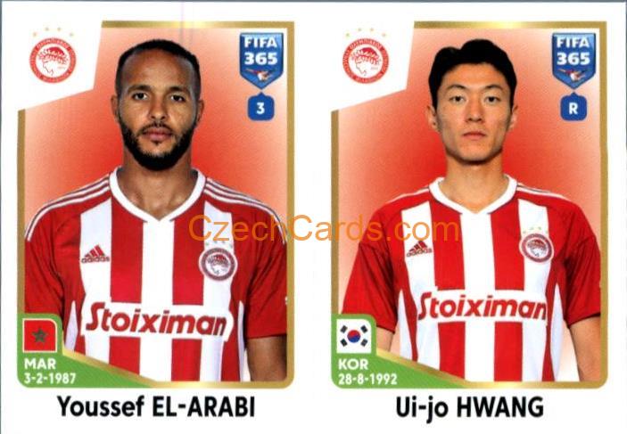 Youssef El-Arabi / Ui-jo Hwang 2023 Panini Fifa 365 sticker #275