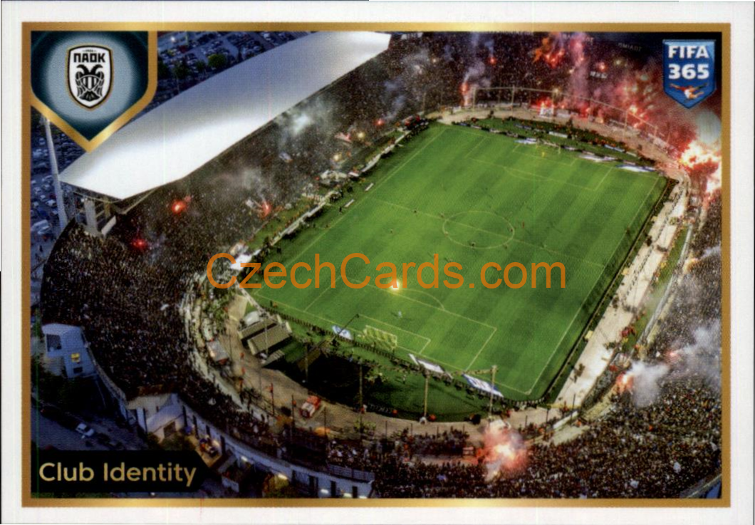 Club Identity PAOK FC 2023 Panini Fifa 365 sticker #276
