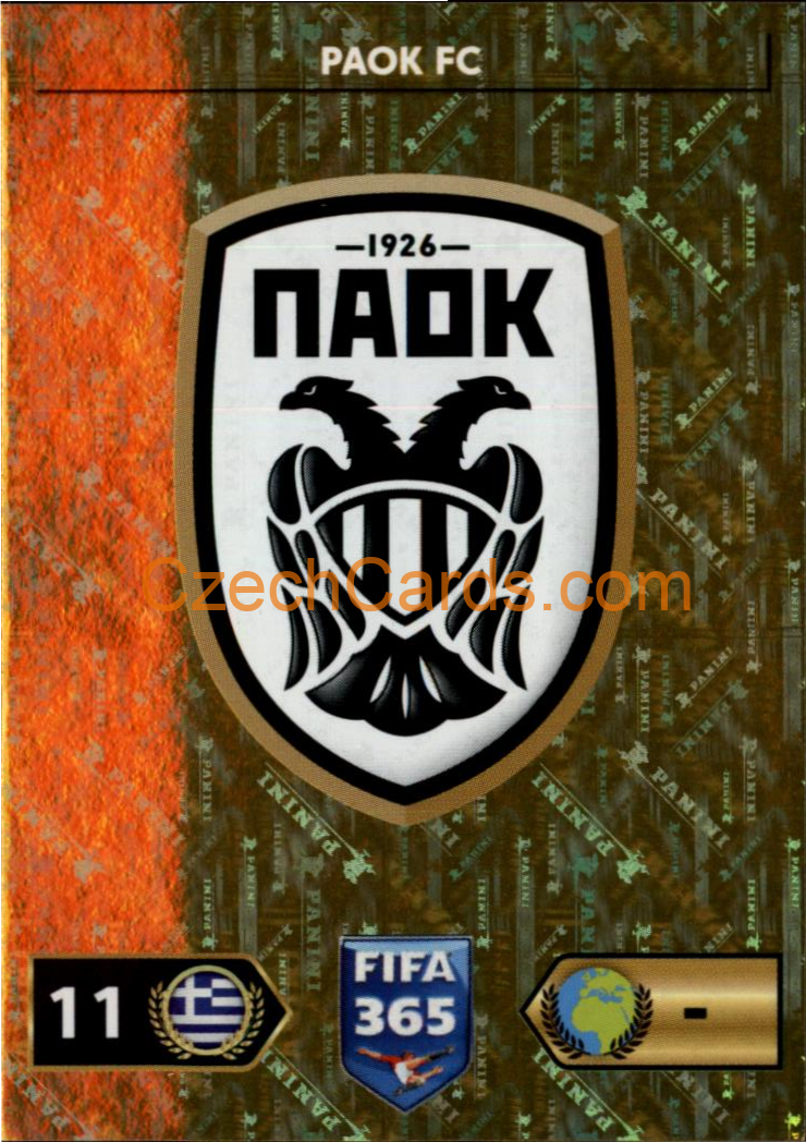 Logo PAOK FC 2023 Panini Fifa 365 sticker #284