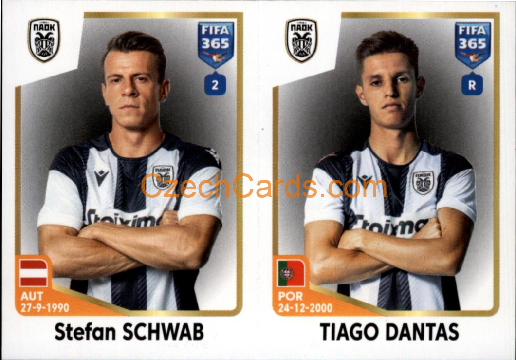 Stefan Schwab / Tiago Dantas 2023 Panini Fifa 365 sticker #288