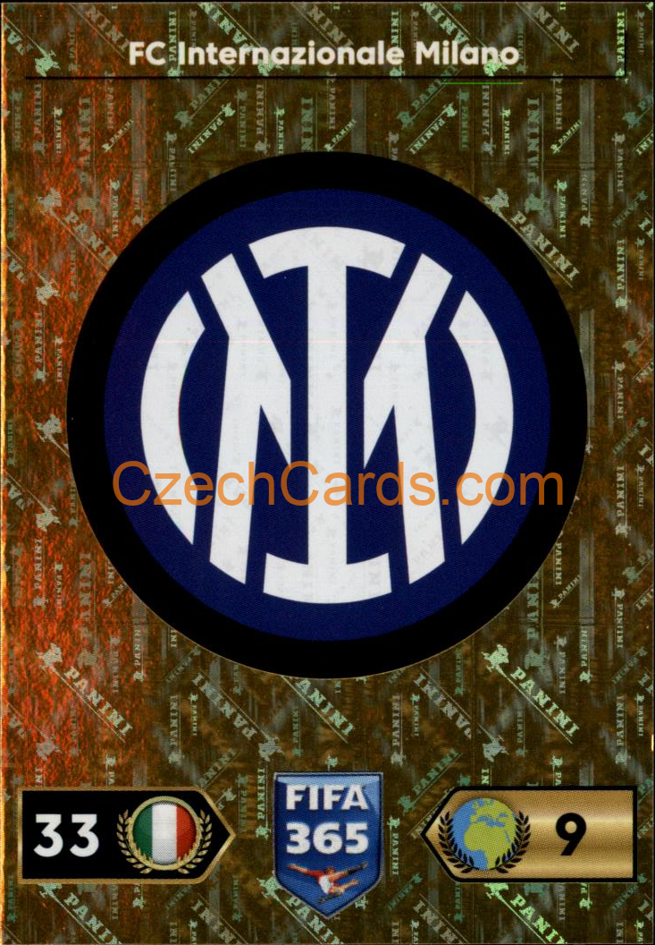 Logo FC Internazionale Milano 2023 Panini Fifa 365 sticker #300