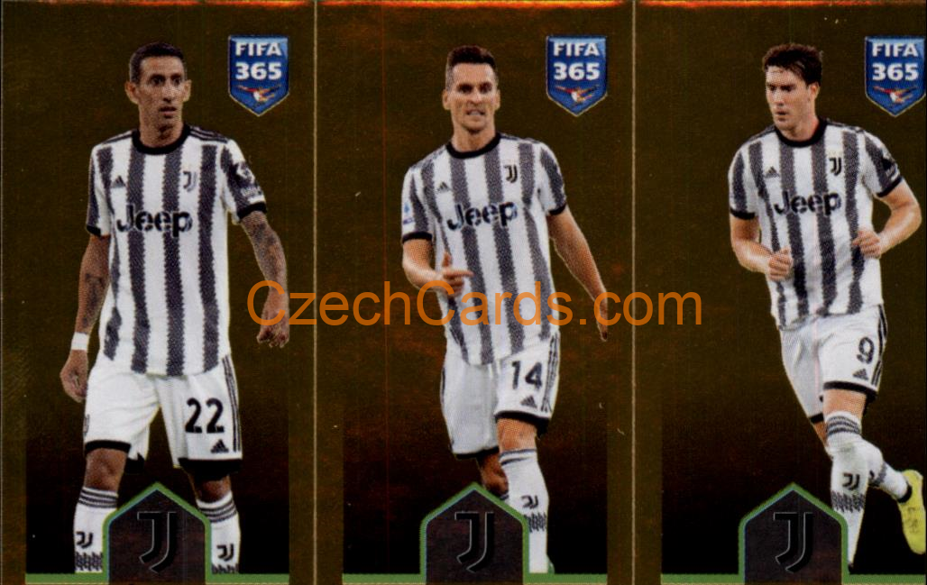 Di María / Arkadiusz Milik / Dušan Vlahović 2023 Panini Fifa 365 sticker #321