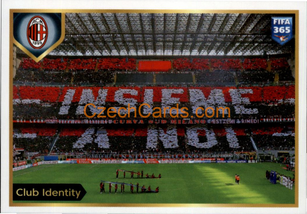 Club Identity AC Milan 2023 Panini Fifa 365 sticker #324