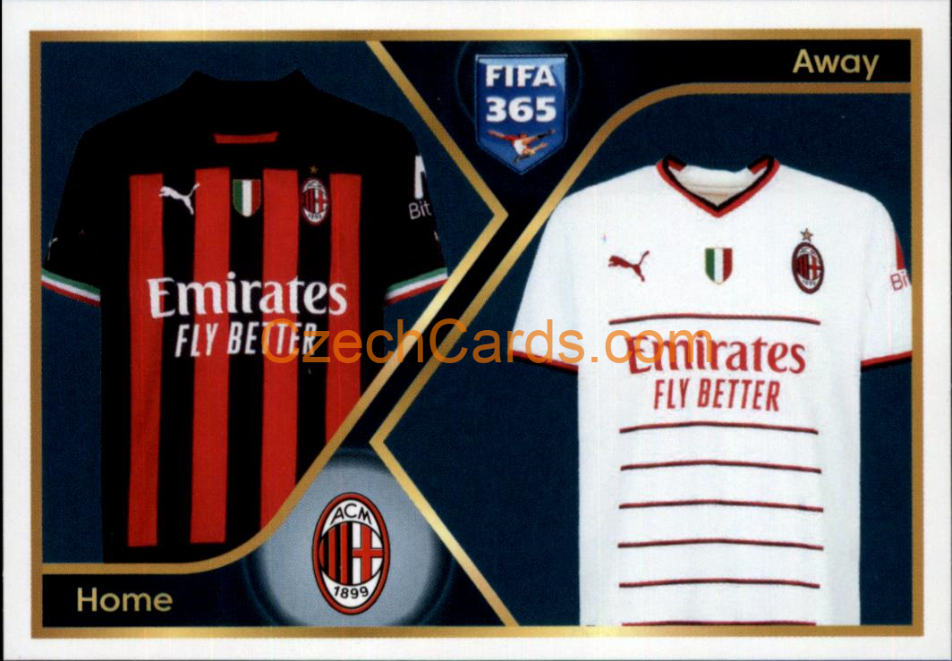 Jersey AC Milan 2023 Panini Fifa 365 sticker #325