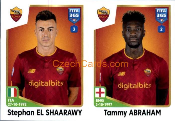 Stephan El Shaarawy / Tammy Abraham 2023 Panini Fifa 365 sticker #355