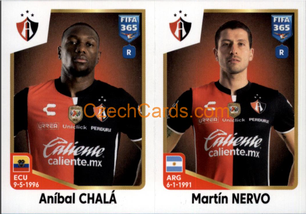 Aníbal Chalá / Martín Nervo 2023 Panini Fifa 365 sticker #362