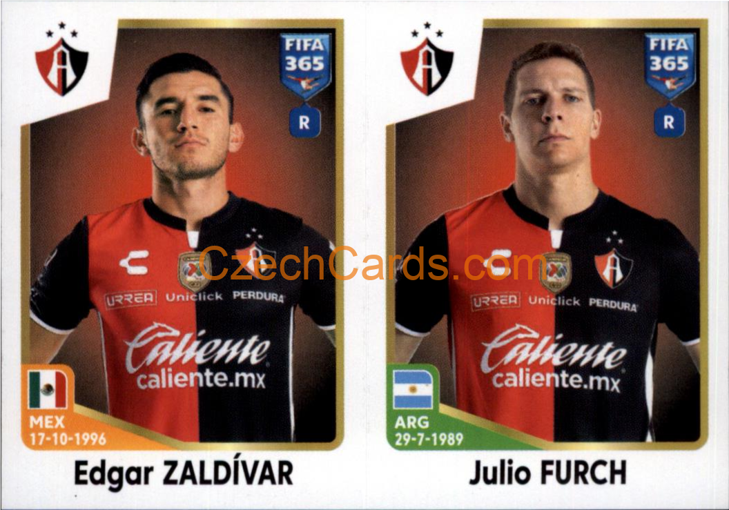 Edgar Zaldívar / Julio Furch 2023 Panini Fifa 365 sticker #368