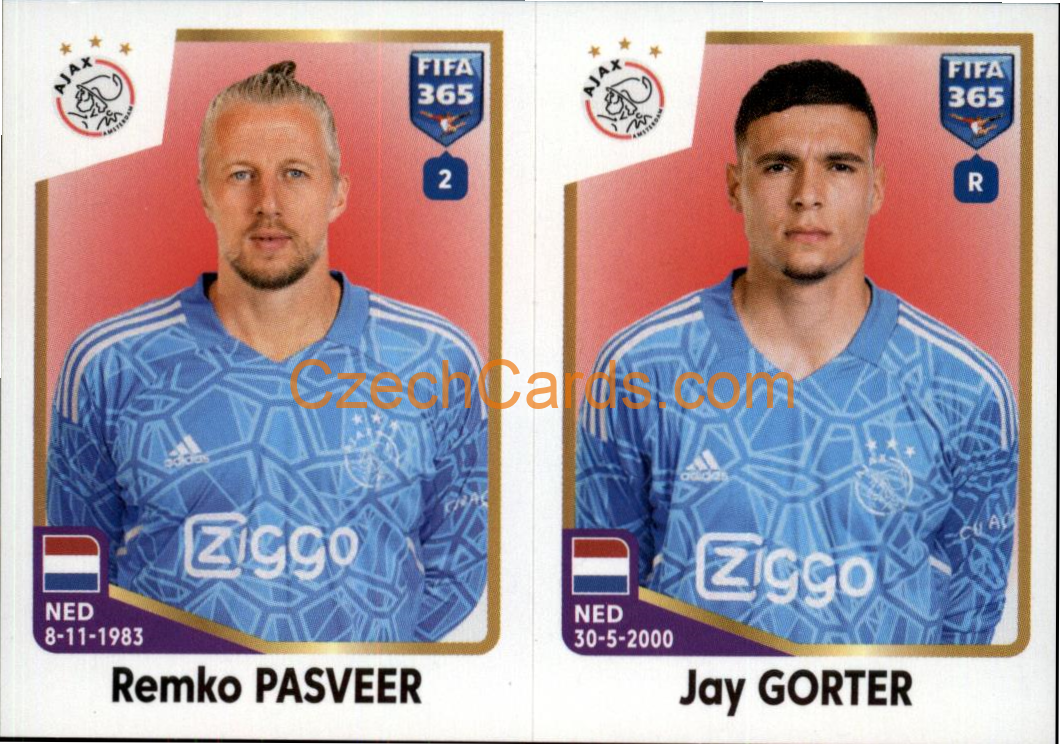 Remko Pasveer / Jay Gorter 2023 Panini Fifa 365 sticker #374