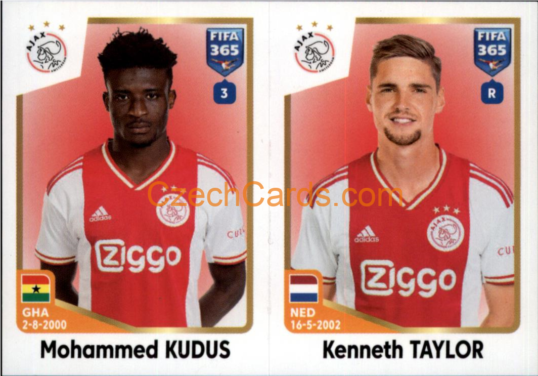 Mohammed Kudus / Kenneth Taylor 2023 Panini Fifa 365 sticker #383