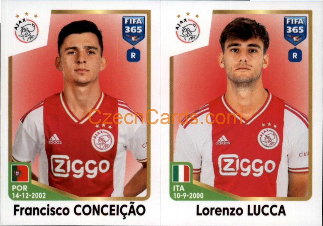 Francisco Conceição / Lorenzo Lucca 2023 Panini Fifa 365 sticker #386