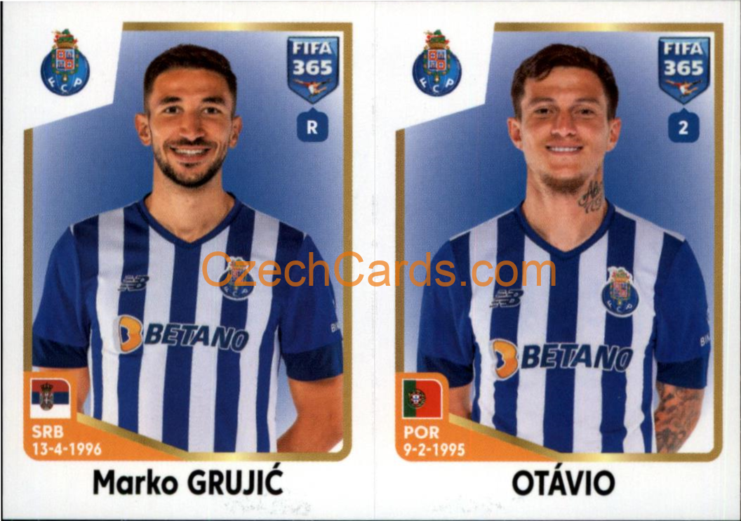 Marko Grujić / Otávio 2023 Panini Fifa 365 sticker #398