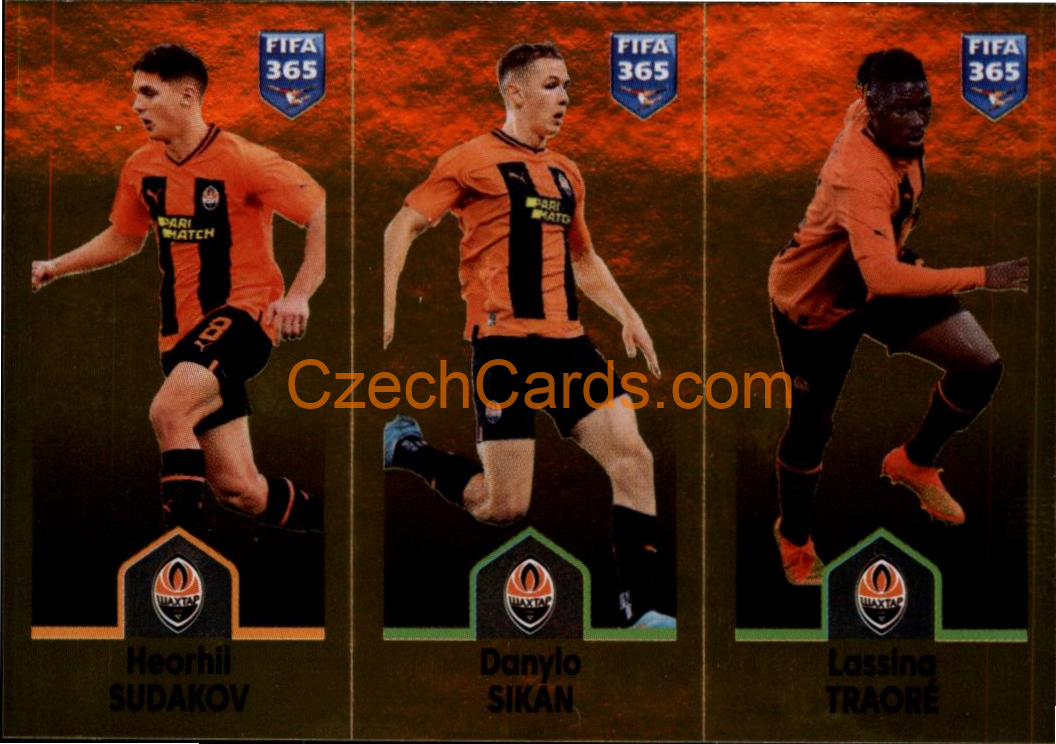 Sudakov / Danylo Sikan / Lassina Traoré 2023 Panini Fifa 365 sticker #417