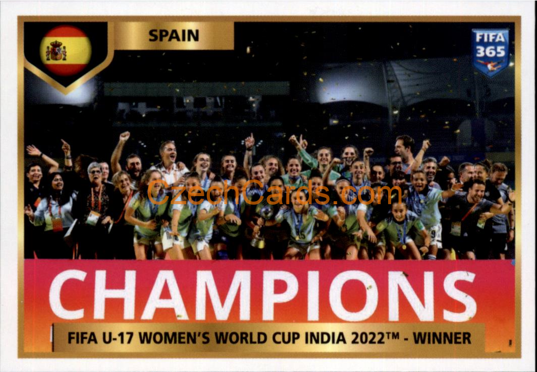 FIFA U-17 Women’s World Cup Winner 2023 Panini Fifa 365 sticker #432