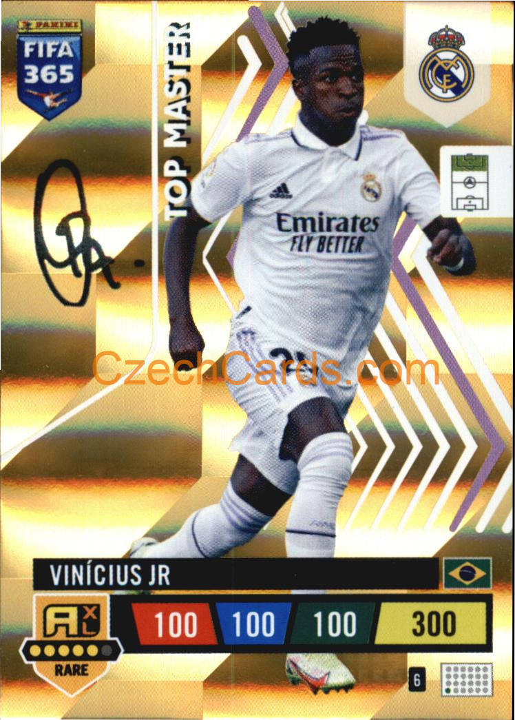 Vinícius Jr 2023 FIFA 365 Adrenalyn Top Master #6