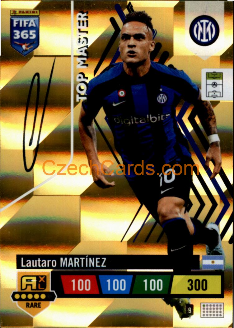 Lautaro Martínez 2023 FIFA 365 Adrenalyn Top Master #9