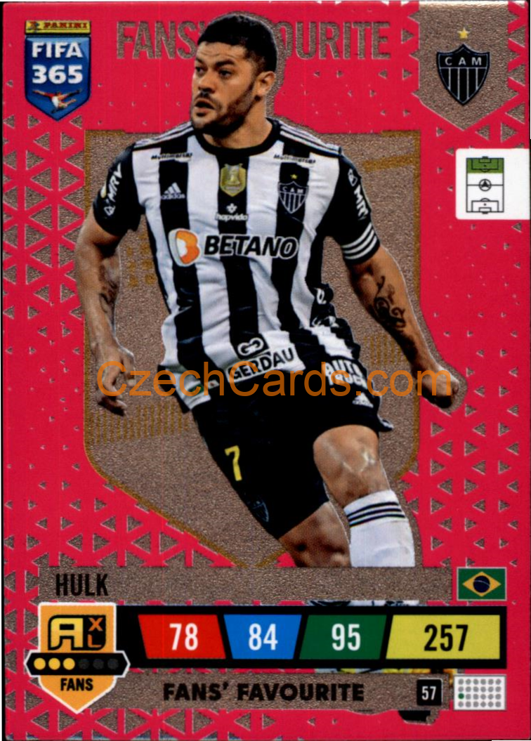 Hulk 2023 FIFA 365 Adrenalyn FANS #57