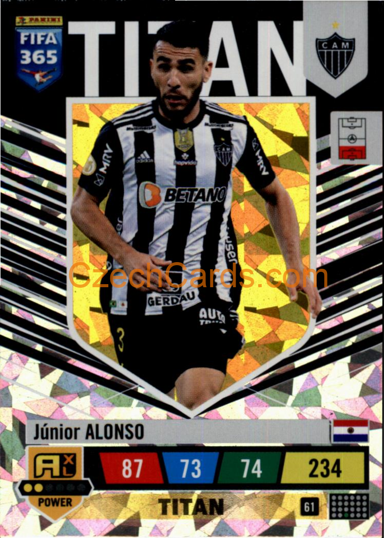 Júnior Alonso 2023 FIFA 365 Adrenalyn POWER #61