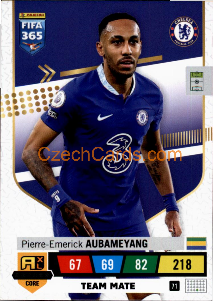Pierre-Emerick Aubameyang 2023 FIFA 365 Adrenalyn #71