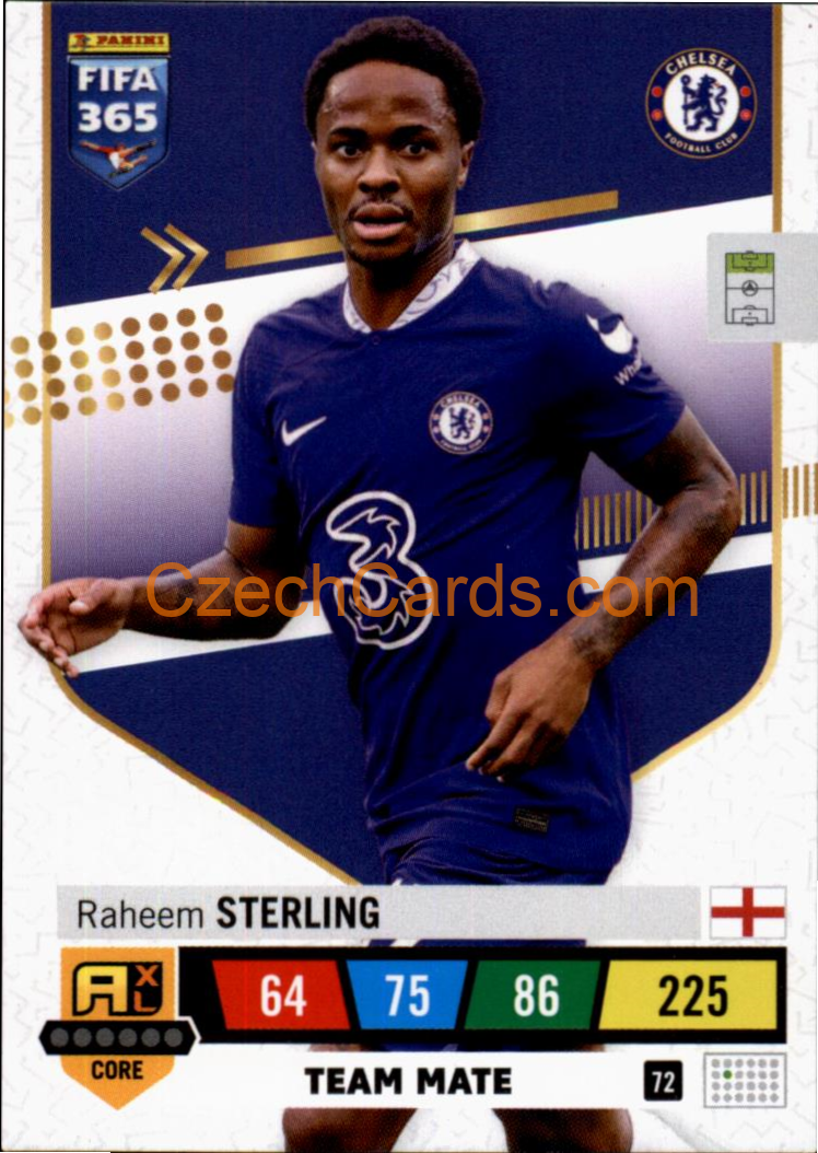 Raheem Sterling 2023 FIFA 365 Adrenalyn #72