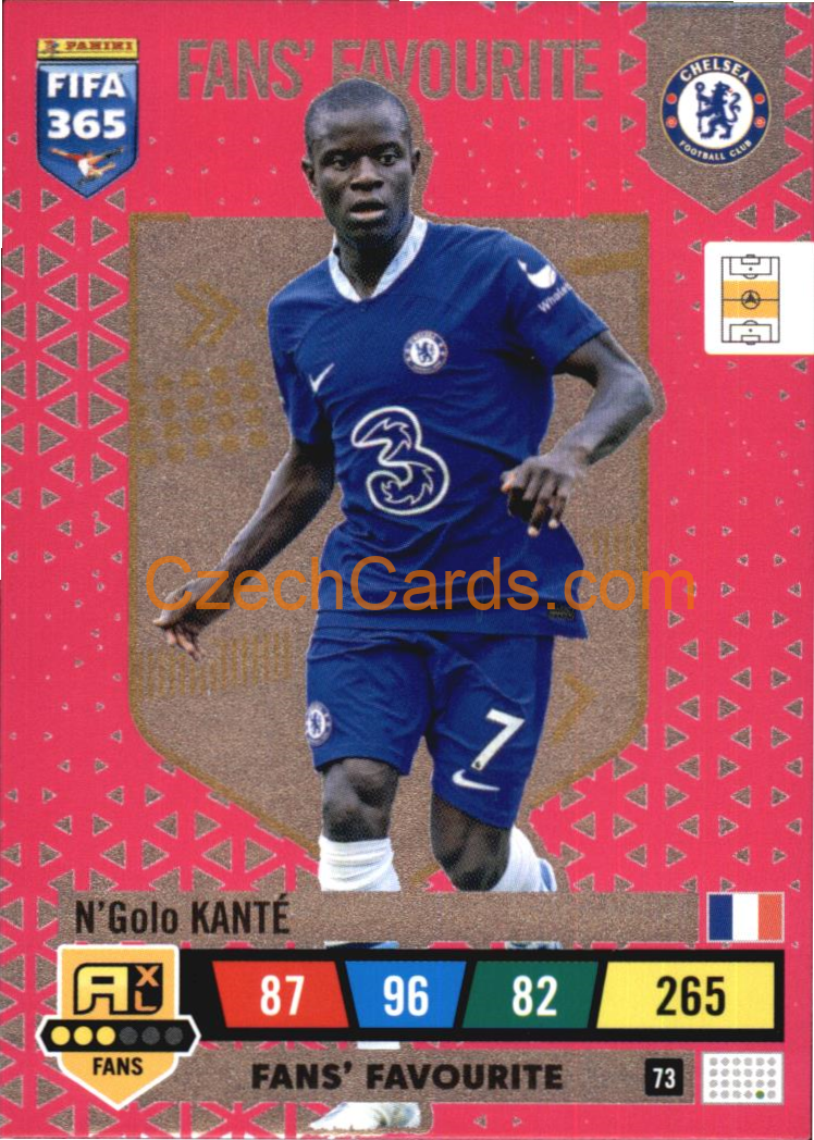 N’Golo Kanté 2023 FIFA 365 Adrenalyn FANS #73