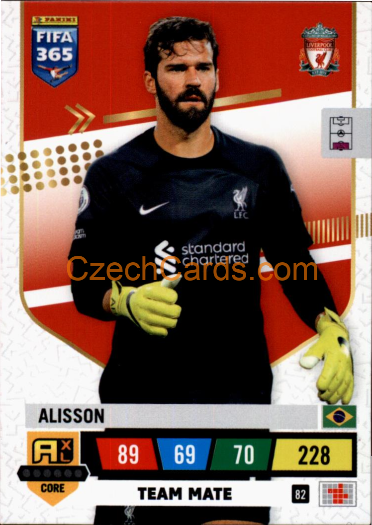 Alisson 2023 FIFA 365 Adrenalyn #82