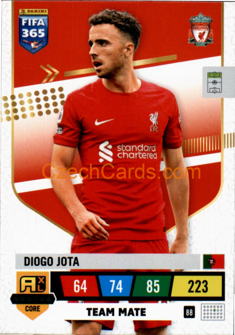Diogo Jota 2023 FIFA 365 Adrenalyn #88