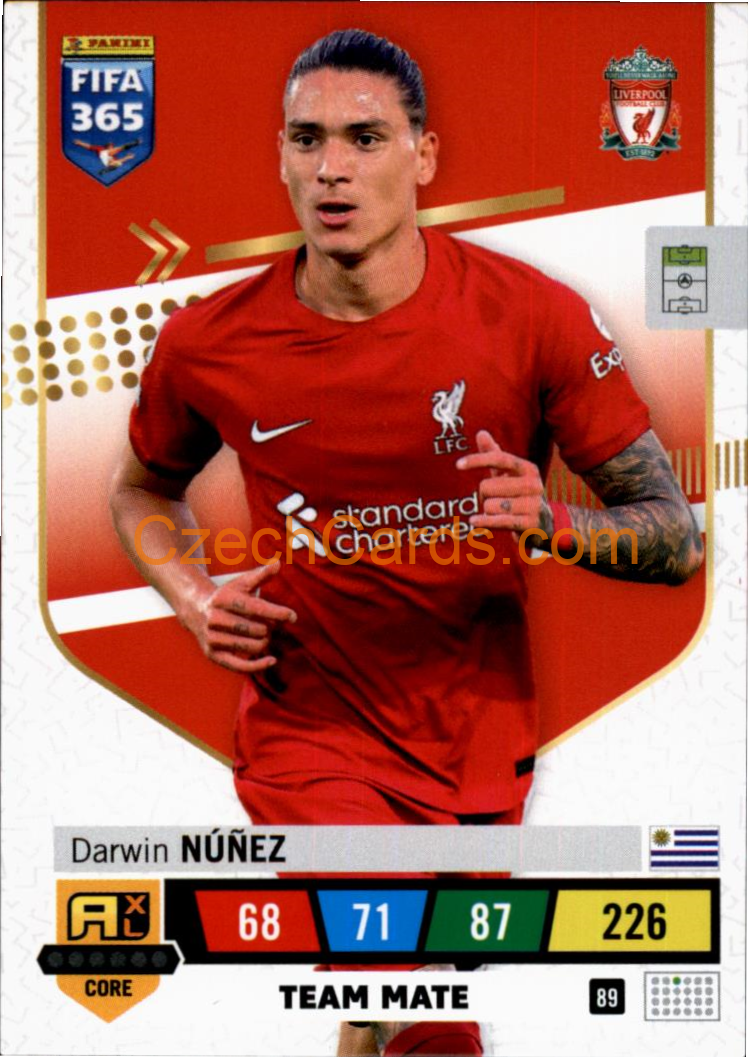 Darwin Núñez 2023 FIFA 365 Adrenalyn #89