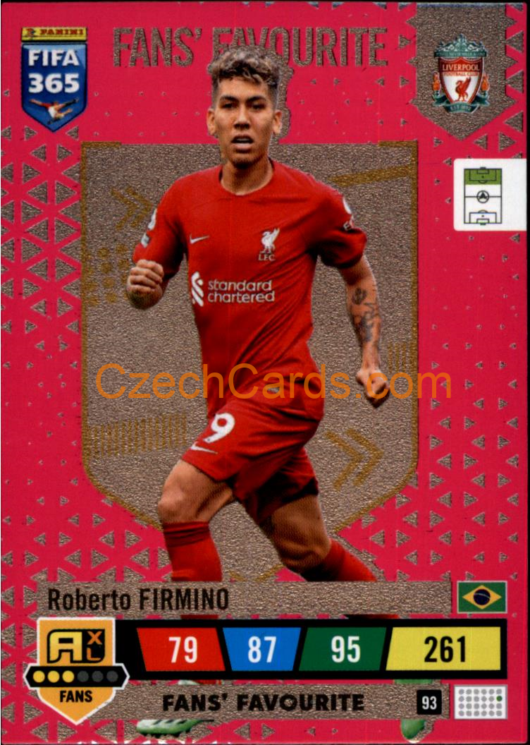 Roberto Firmino 2023 FIFA 365 Adrenalyn FANS #93
