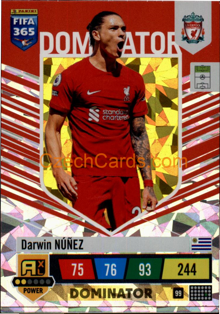 Darwin Núñez 2023 FIFA 365 Adrenalyn POWER #99
