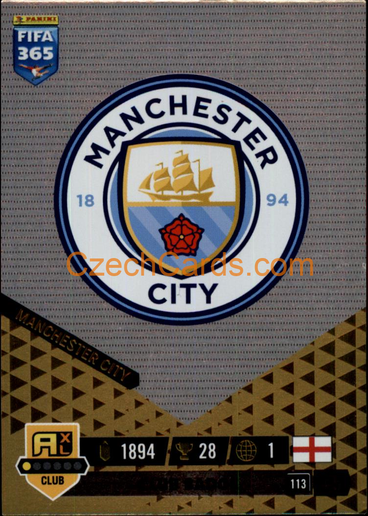 Club Badge Manchester City 2023 FIFA 365 Adrenalyn #113