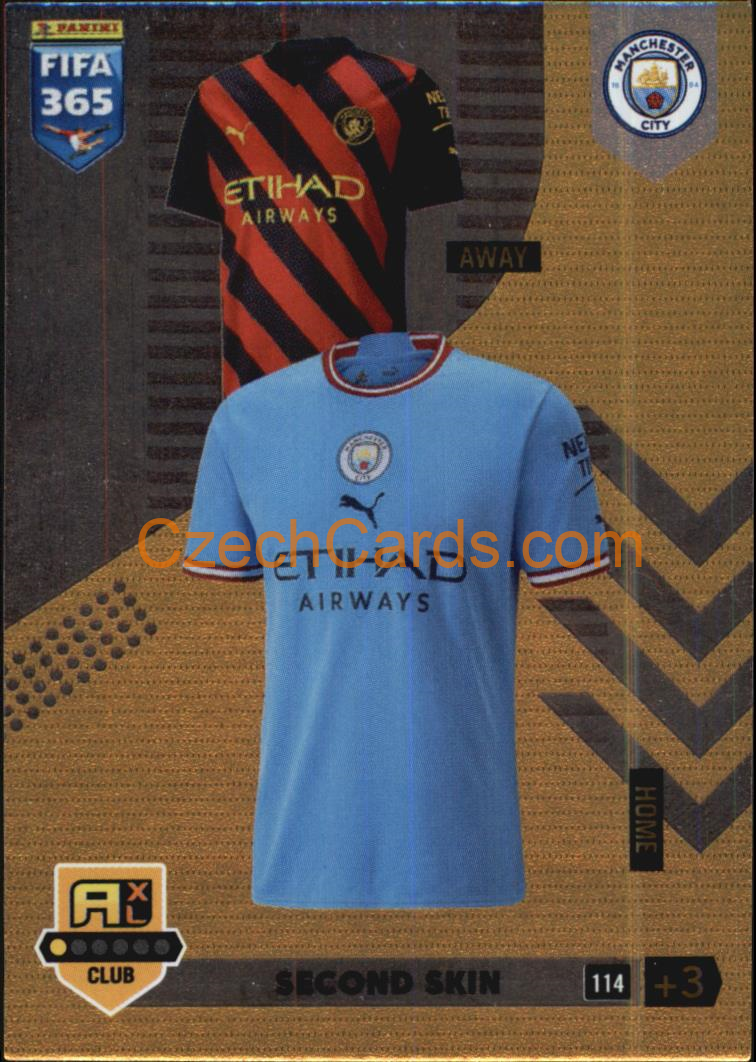 Second Skin Manchester City 2023 FIFA 365 Adrenalyn #114