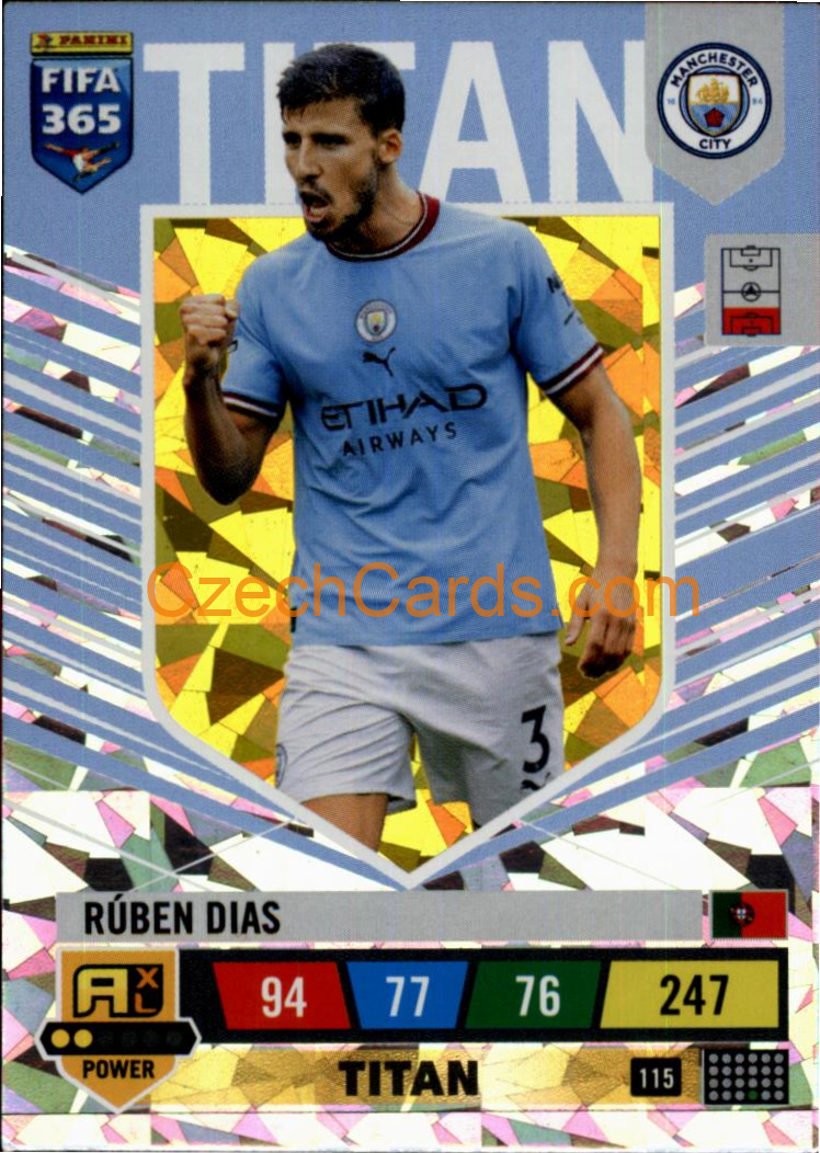 Rúben Dias 2023 FIFA 365 Adrenalyn POWER #115
