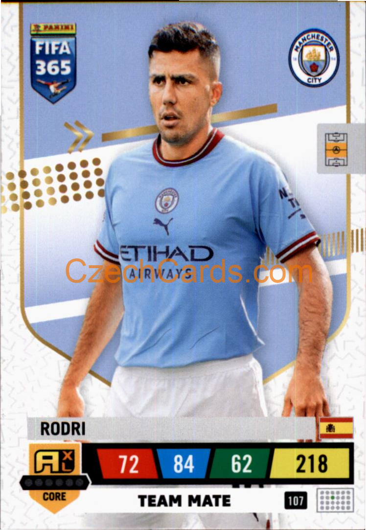 Rodri 2023 FIFA 365 Adrenalyn #107