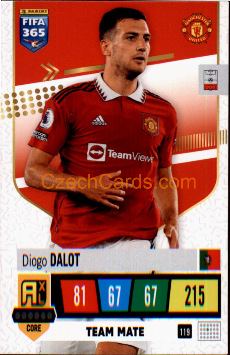 Diogo Dalot 2023 FIFA 365 Adrenalyn #119
