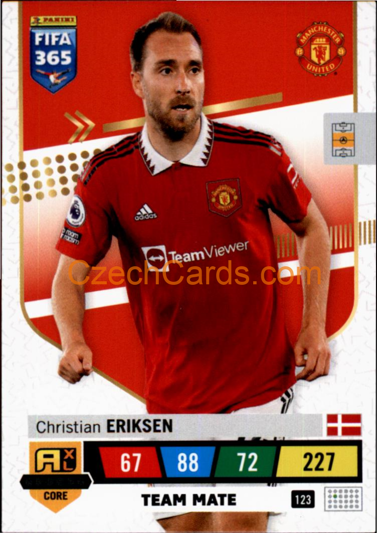 Christian Eriksen 2023 FIFA 365 Adrenalyn #123