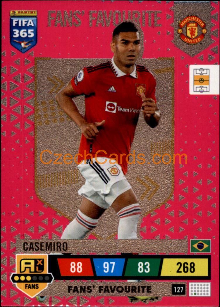 Casemiro 2023 FIFA 365 Adrenalyn FANS #127