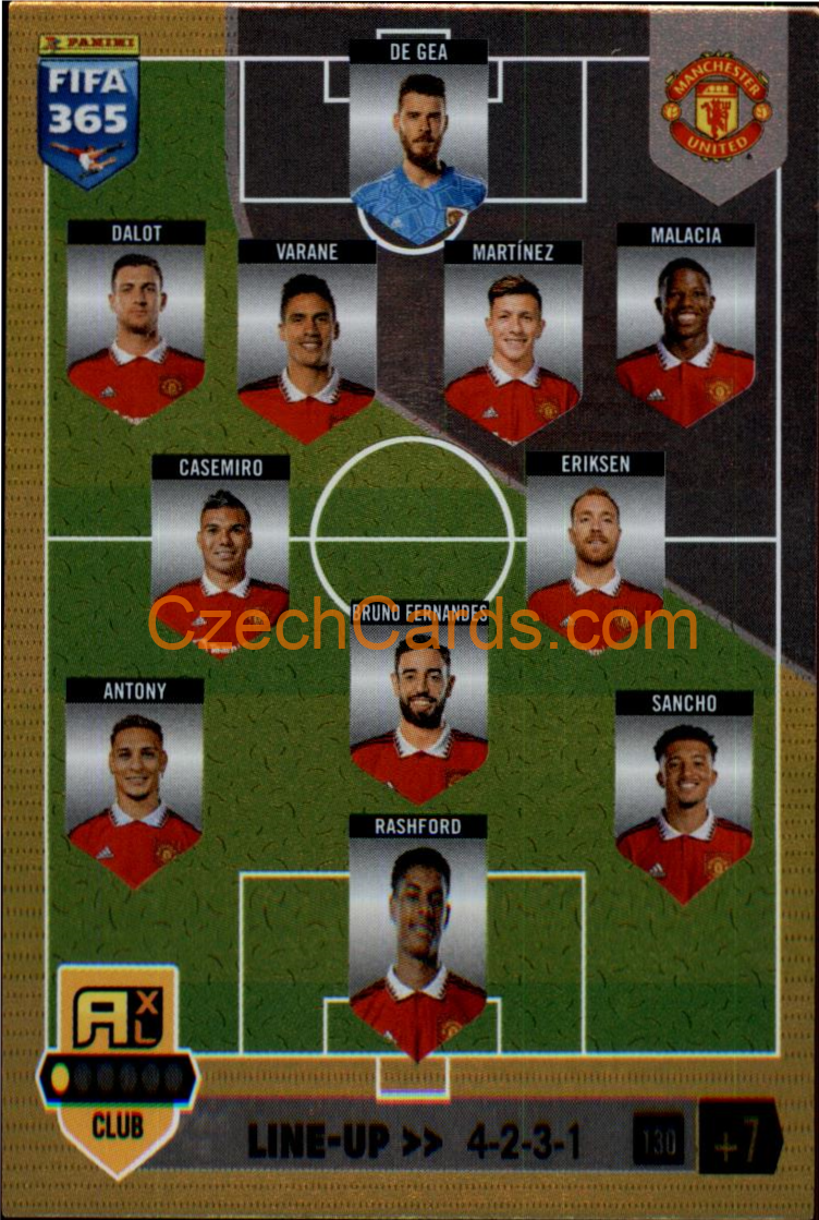 Line-up Manchester United 2023 FIFA 365 Adrenalyn #130