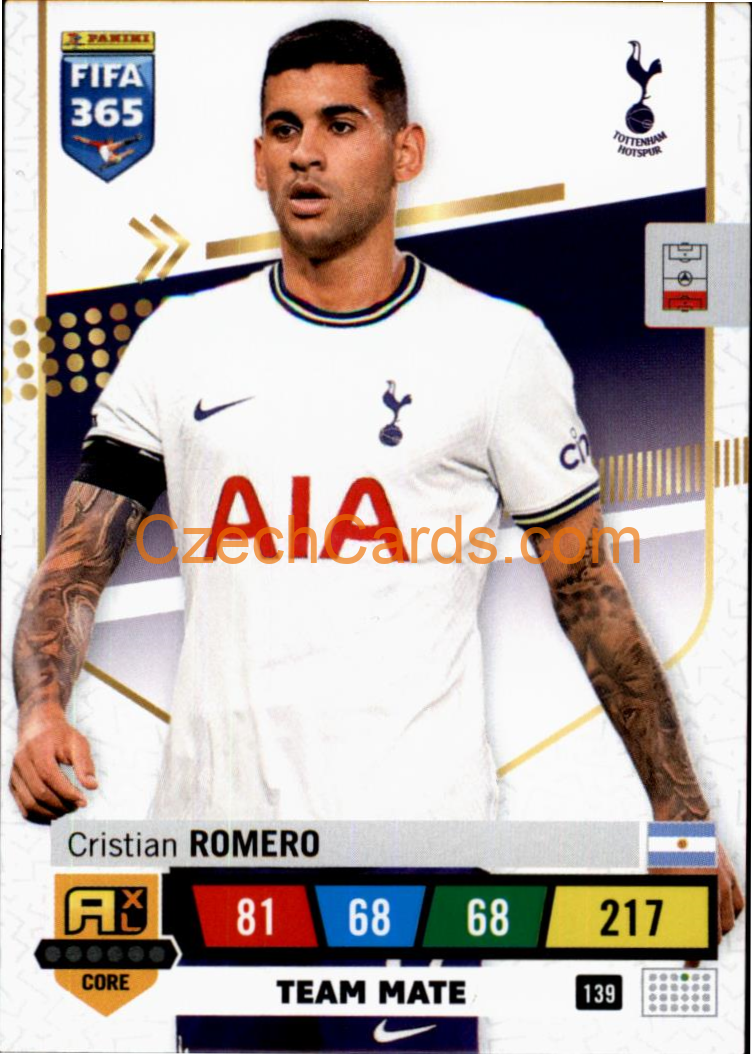 Cristian Romero 2023 FIFA 365 Adrenalyn #139