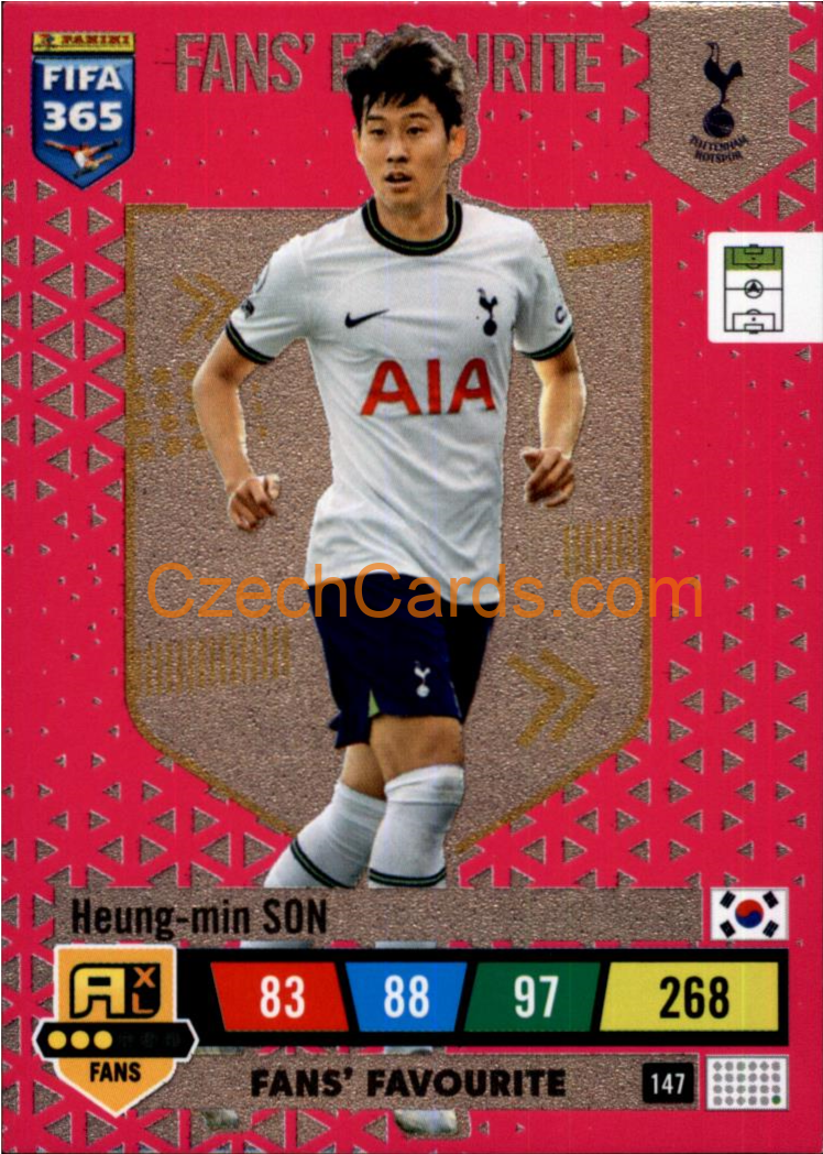Heung-min Son 2023 FIFA 365 Adrenalyn FANS #147