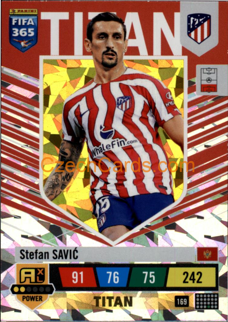 Stefan Savić 2023 FIFA 365 Adrenalyn POWER #169