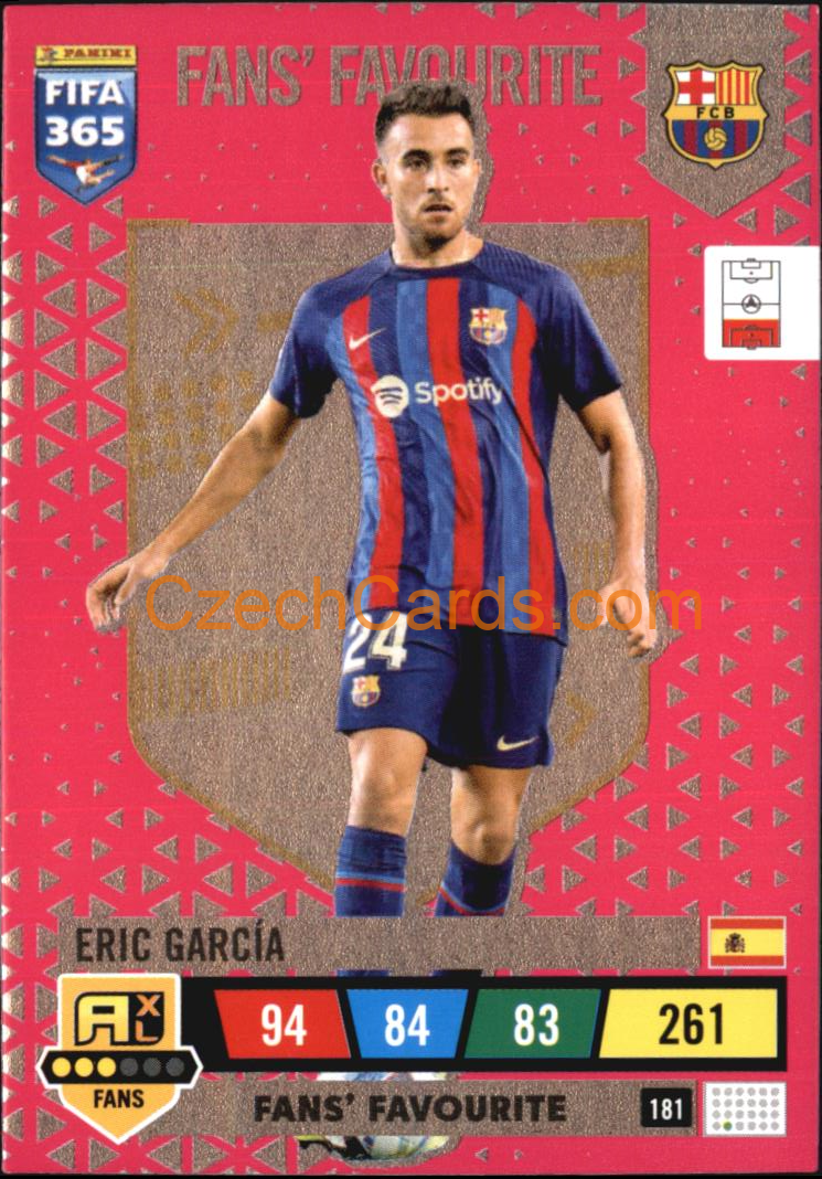 Eric García 2023 FIFA 365 Adrenalyn FANS #181
