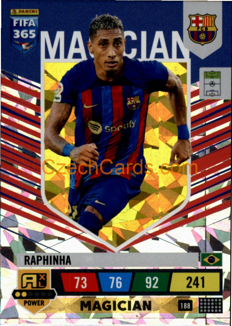 Raphinha 2023 FIFA 365 Adrenalyn POWER #188