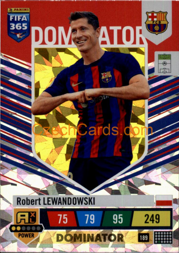 Robert Lewandowski 2023 FIFA 365 Adrenalyn POWER #189